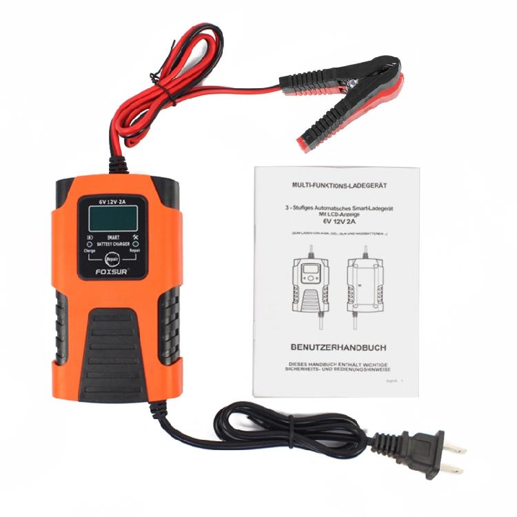 

Portable Water-Resistant for Smart Car Charger 12V 6V Battery Charger Maintainer 1 красный