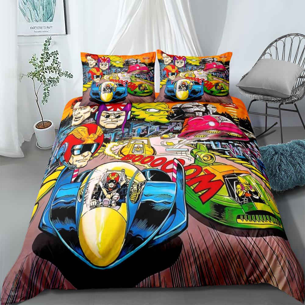 Fzero Duvet Cover Set King Queen Double Full Twin Single Bed Linen Set