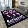 The Vampire Diaries Damon salvatore print carpet Yoga mat area rug room decor door mat Non -slip carpet kawaii rug Birthday Gift