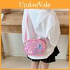 Cartoon Unicorn Kids Shoulder Bag With Glitter Sequins For Daily Use