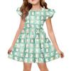 Girls' Summer Princess Dress - A-Line T-Shirt Dress Easter Day