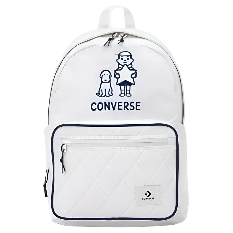 Converse X Noritake Collaboration 33L Noritake Towel Embroidery Pattern Backpack Unisex backpack White UA5826-W70 White