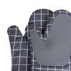 Heat Resistant Oven Gloves Kitchen Mitts Multipurpose 18x28cm, Easy to Use ,Splicing Silicone