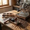 51/53/58MM Suport Stație Mată Tamper Lemn Nuc Bază Pulbere Cafea Suport Depozitare Tamper Suport Sită Filtru Ustensile Cafea