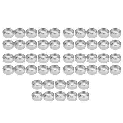 50Pcs Base de vela Vida útil mais longa Durável Resistente ao calor Material DIY para fazer velas Molde Recipiente
