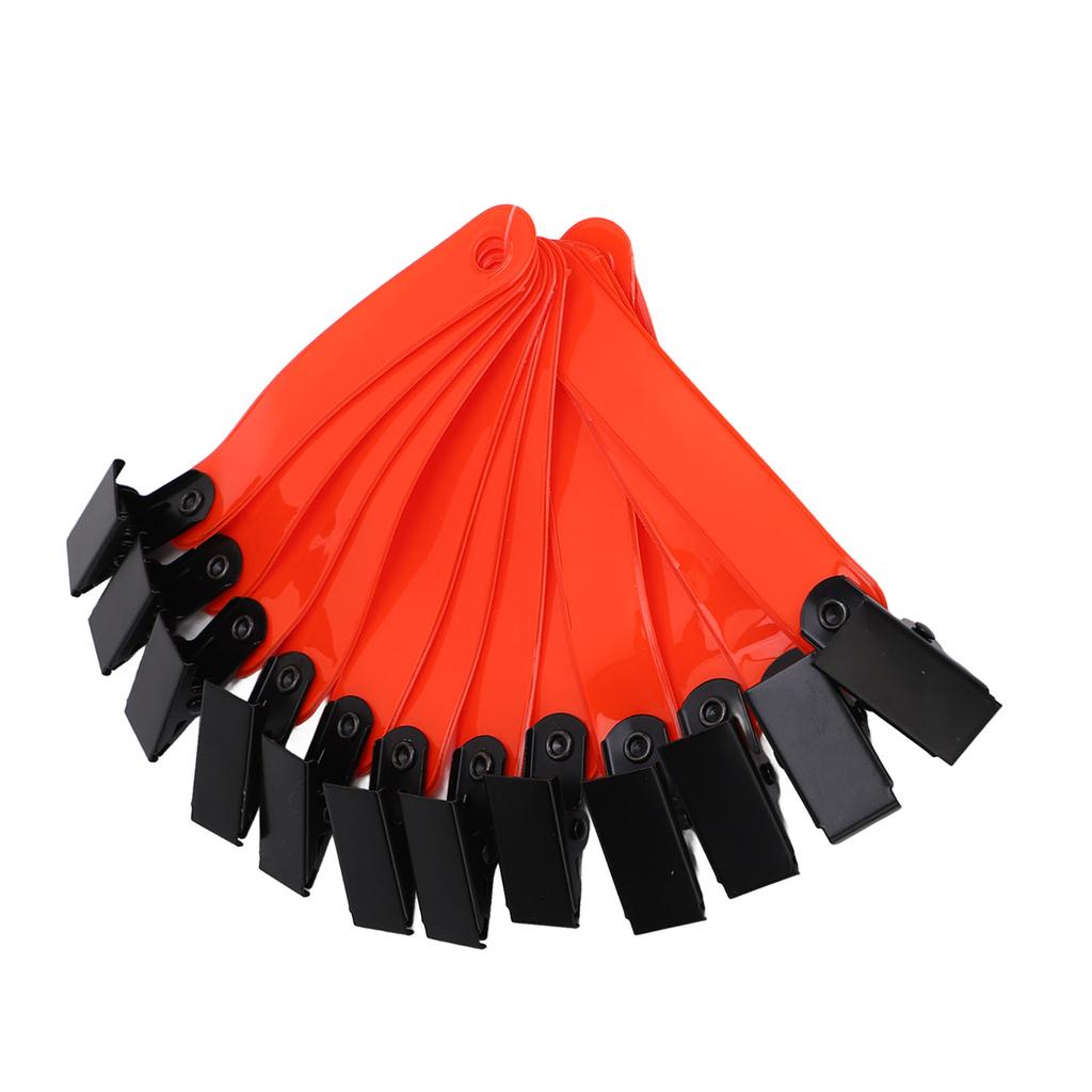 12PCS High Visibility Trail s with Clips Reflective Tree Tacks for Hiking Hunting Outdoor