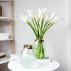 Home Garden Elegant DIY Wedding Real Touch Bouquet Artificial Calla Lilies Fake Flowers Silk Plants