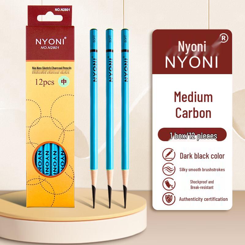 Niaoni Professional Art Charcoal Pencils