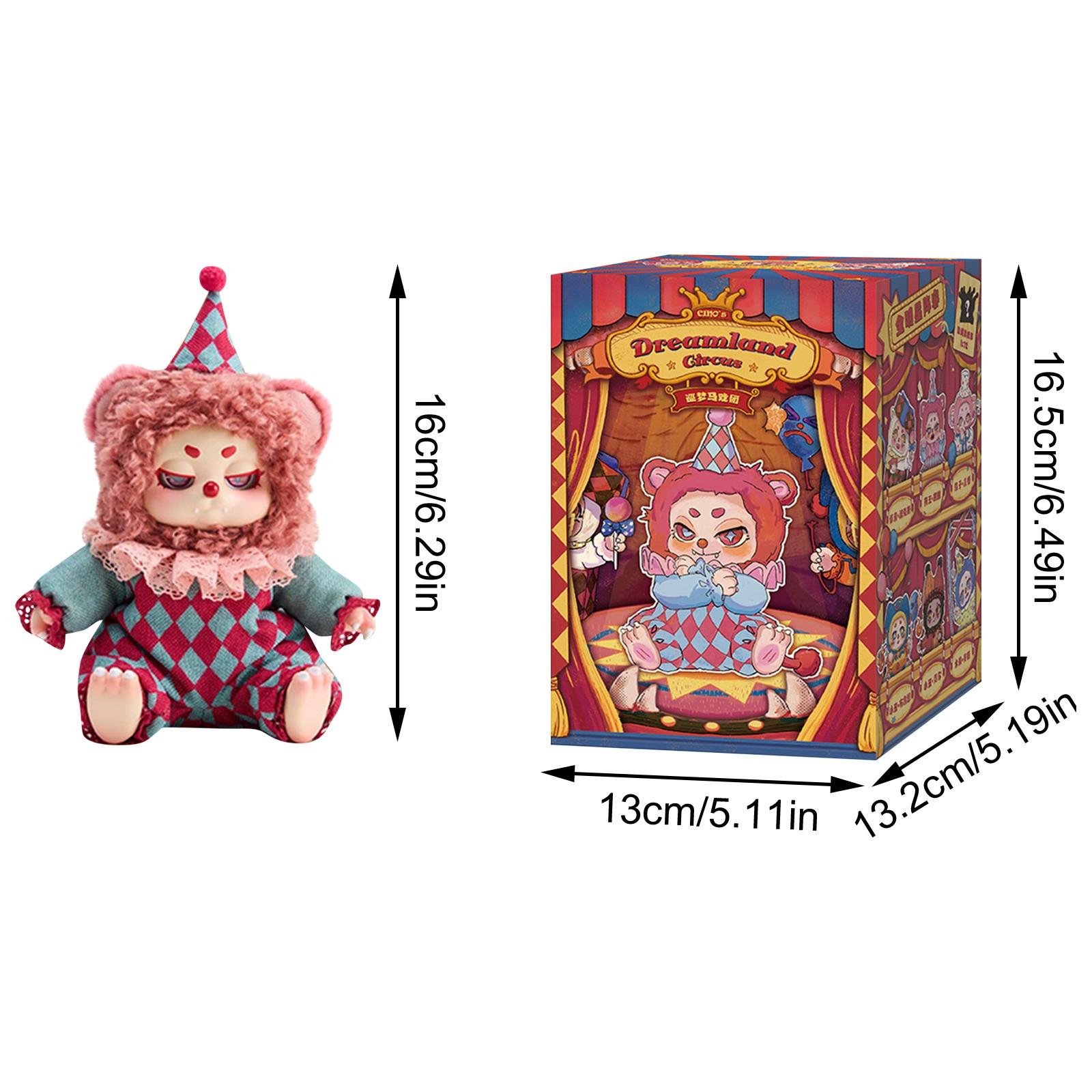 Плюшевая кукла серии Dream Circus, кукла-сюрприз, 17 см, милая виниловая кукла со сменной одеждой, кавайная мультяшная игрушка, сюрприз-бокс One Size