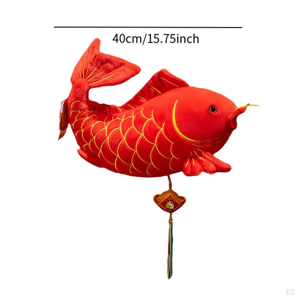 Fish Plush Toy Soft Stuffed 16inch Kids Room Decor Animal Doll Cute for