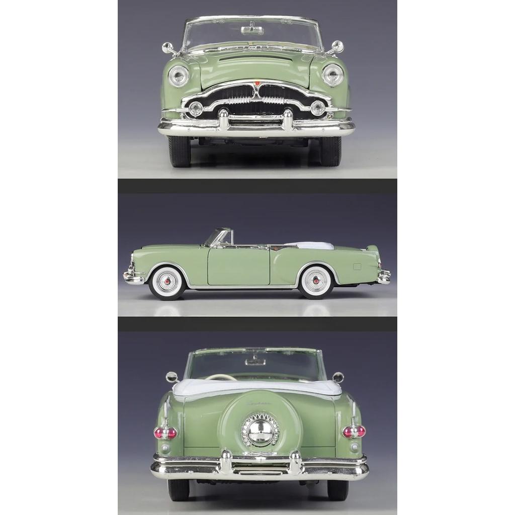 Welly 1/28 1953 Packard Caribbean Alloy Luxy Car Model Diecast Metal Classic Retro Sports Vehicle Car Model Simulation Kids Gift