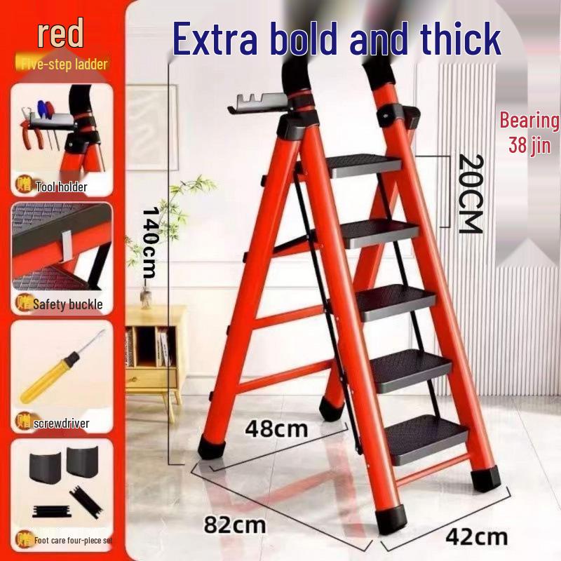 Durable Multipurpose Folding A-Frame Ladder for Indoor and Outdoor Use