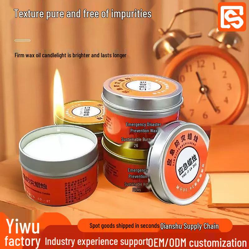 

Emergency Backup Candles for Power Outages - Iron Cans, In Stock