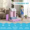 Foam Building Blocks for Children, Promotes Creativity, Faux Leather, 40x40x20 cm, Multicolor, 1-3 Years