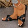 Leisure Fashion Slippers Woman Slides Casual Flat Low Heels Shoes for Women Solid Pleated Platform Summer Shoes Plus Size