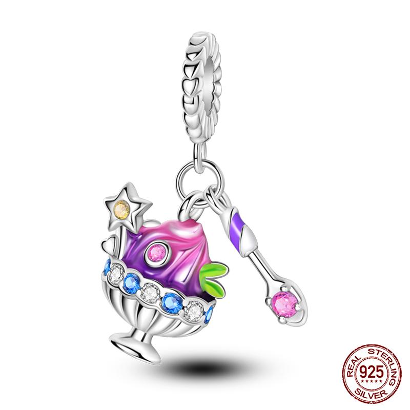 100% Copper Love Cross Bible Pendants Luminous Ufo Charms Beads Fit Qikaola Original Bracelet Fine Diy Jewelry Gift