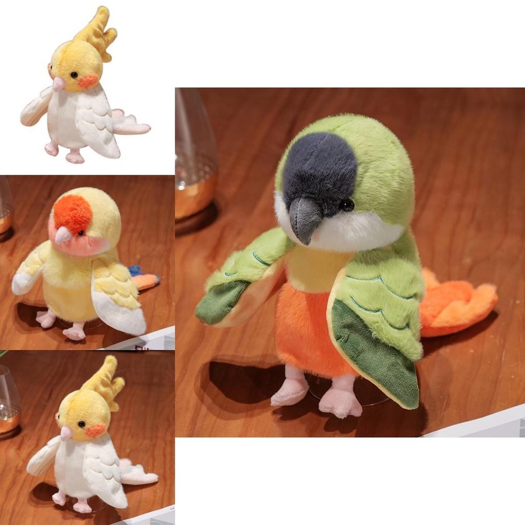 Adorable Plush Bird Hand Puppet Toy For Ventriloquism With Soft Fabrics And Colors