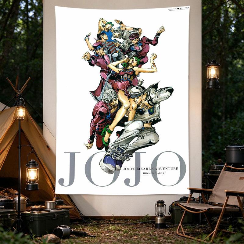 JoJo's Bizarre Adventure Hirohiko Araki Exhibition Poster All JoJos Dynamic Poses