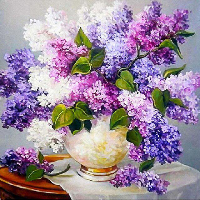 DIY 5D Diamond Painting Flower Sunflower Diamonds Embroidery Full Round Drill Mosaic Flowers