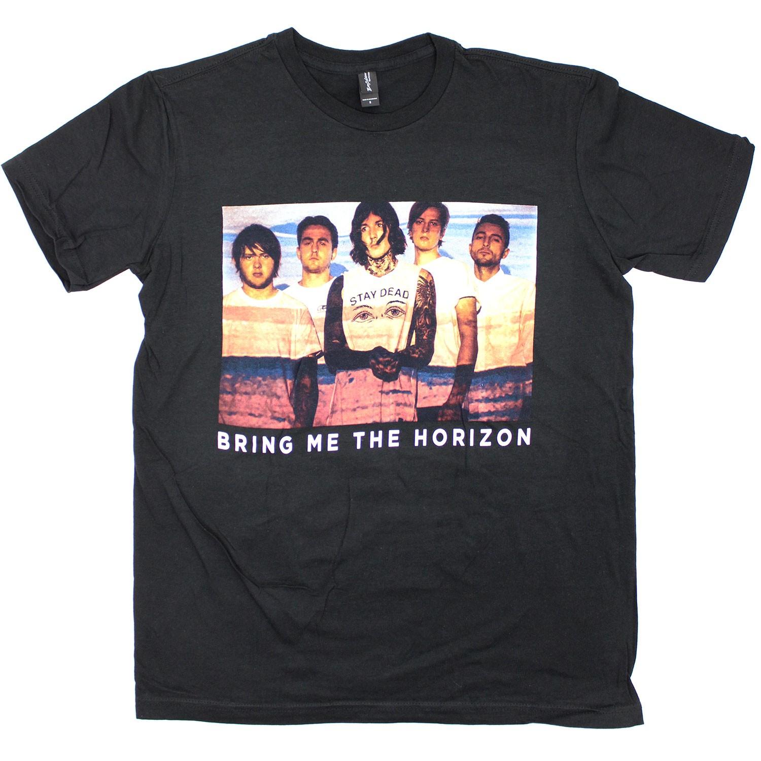 Men s Bring Me The Horizon Photo Lines Tee T-shirt Small Black S
