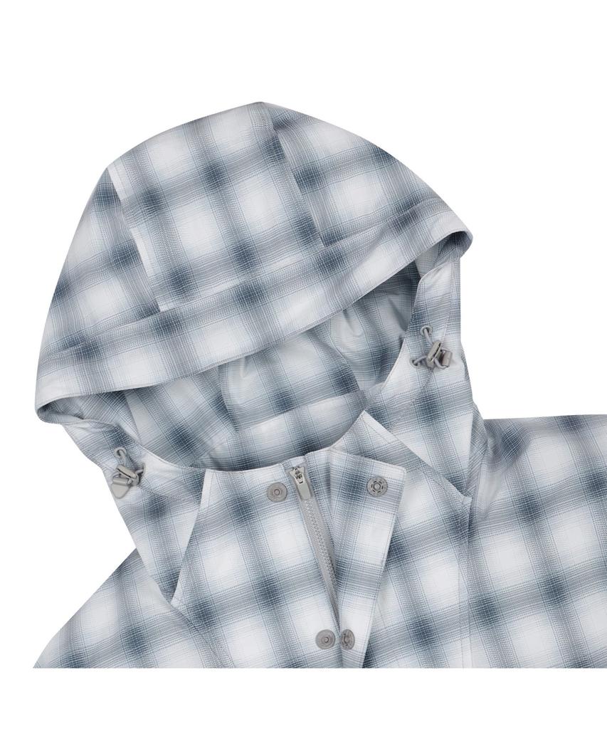 Golden Bear (W) Check Pattern Short Sleeve Anorak G5Uaw25741Gyx