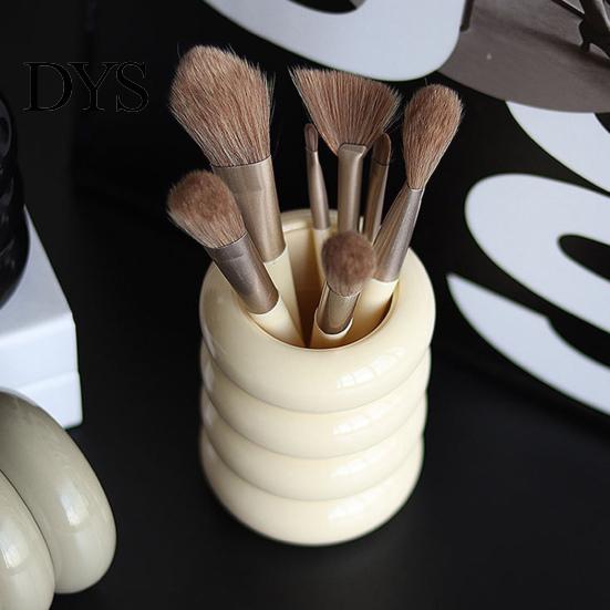 Make-up-Pinsel-Behälter Stiftehalter Große Kapazität Rund Halten Sie Ordnung Kreatives Design Schreibtisch-Stift Home Supply Aufbewahrungsbox