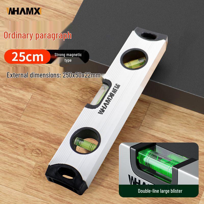 Mighty Mini High-Precision Aluminum Spirit Level with Strong Magnet