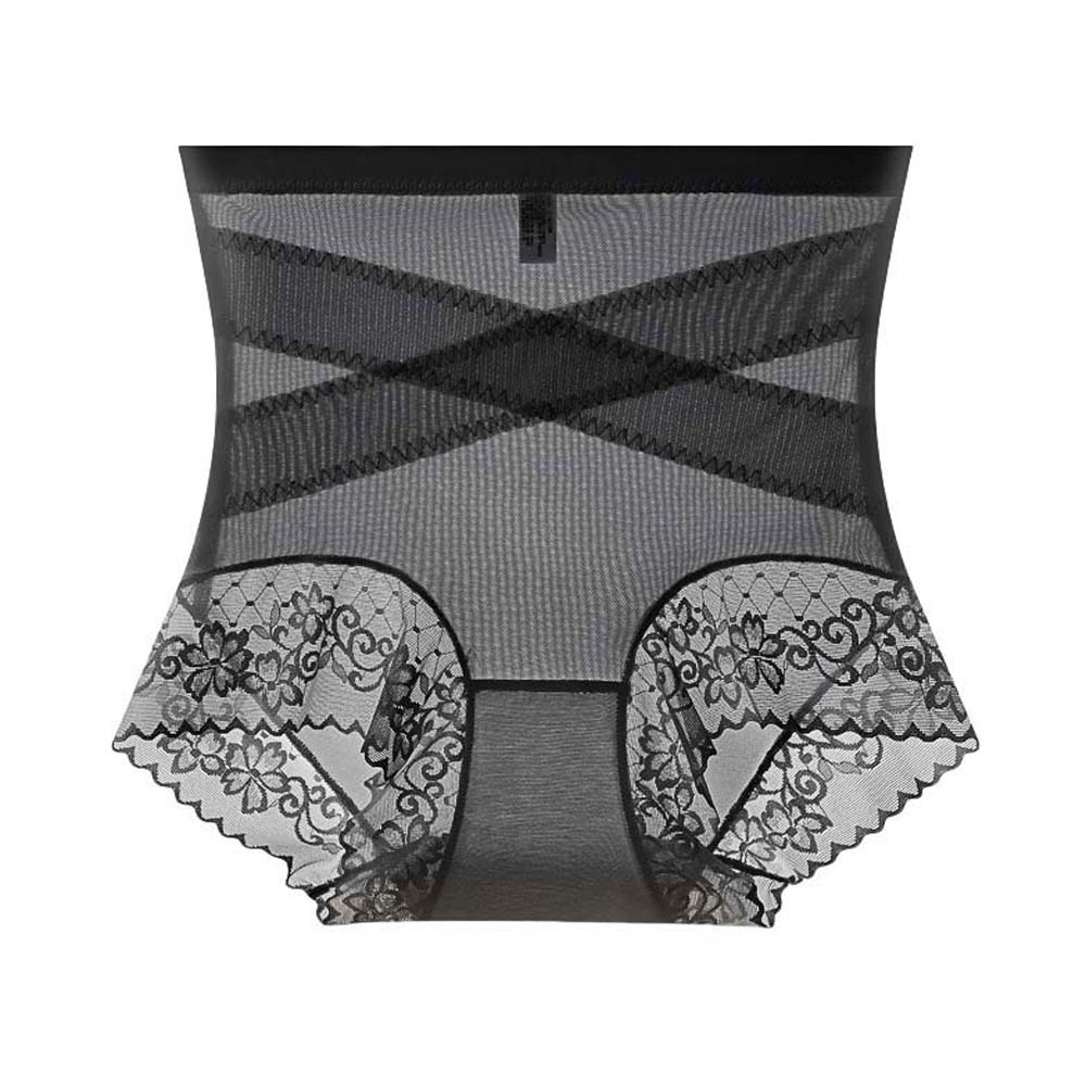 Belly Contracting Thin Lace Panties High Waist Slimming Shapers Postpartum Body Shaper  Lady