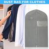 Pokrowiec na ubrania Wizytownik Przezroczyste okienko Pyłoszczelny Wiszący pokrowiec na ubrania Włóknina Przechowywanie w szafie Płaszcze Kurtki Koszule