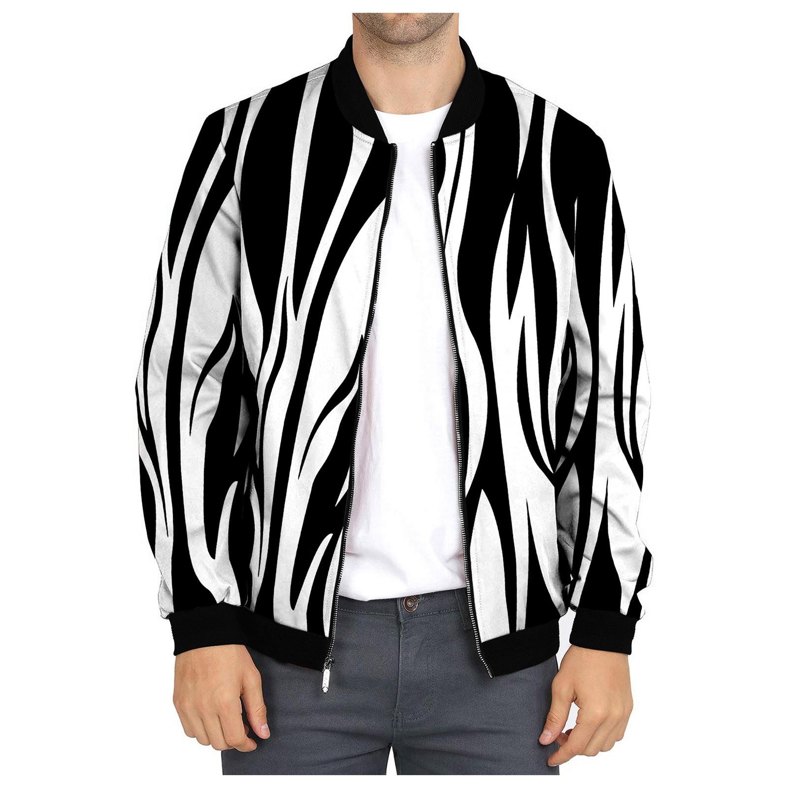 Мужское повседневное пальто с принтом — фото 3