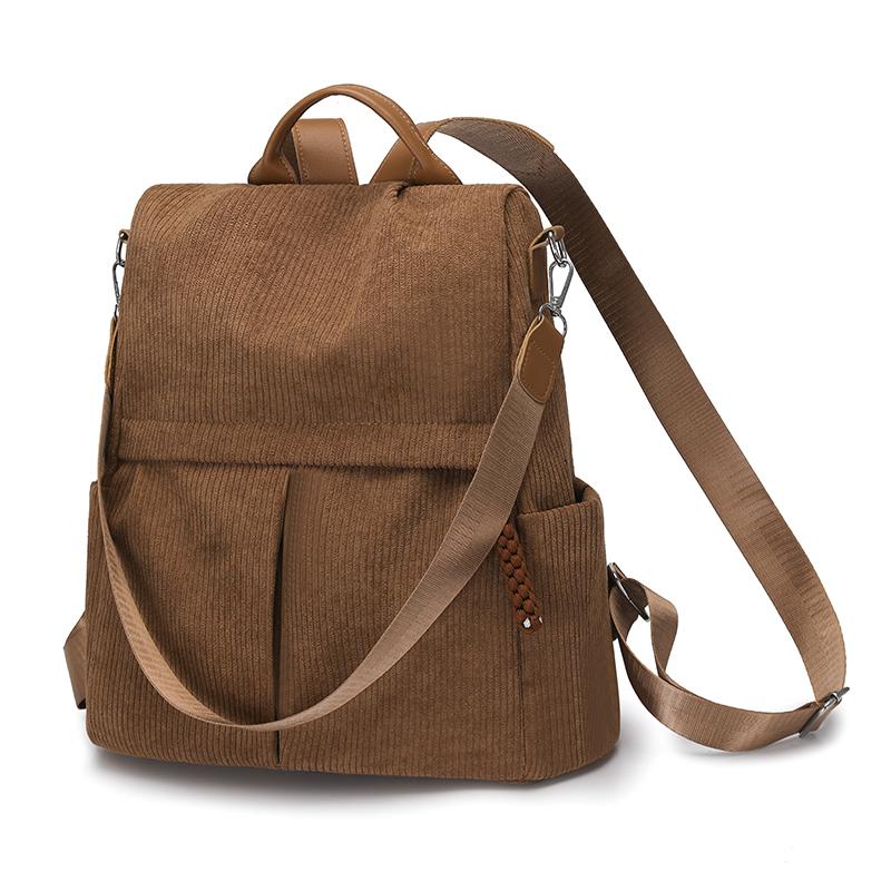 Cordrucksack Schultasche für Studenten Outdoor Rucksack mit großer Kapazität