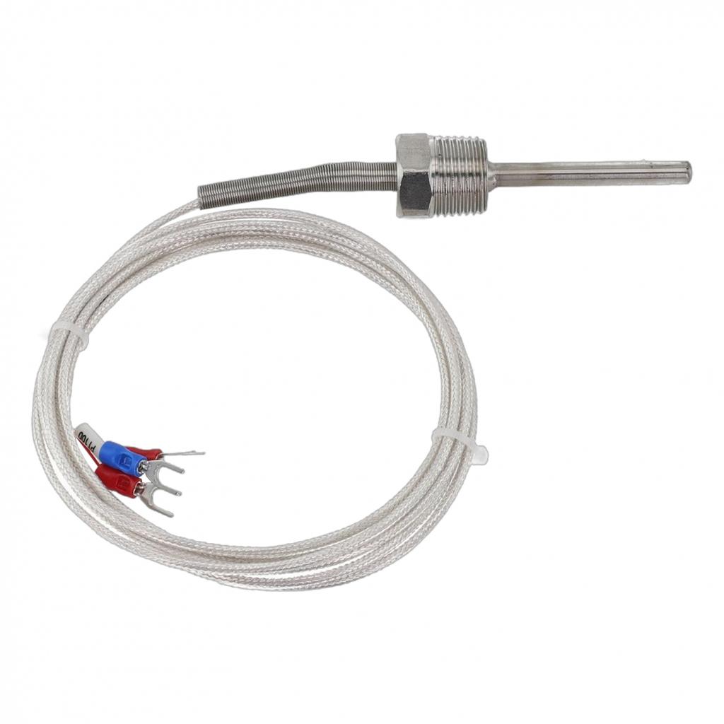 Fixed Thread Stainless Steel Probe Sensor Pt Ohm Protection Tube Stainless Steel