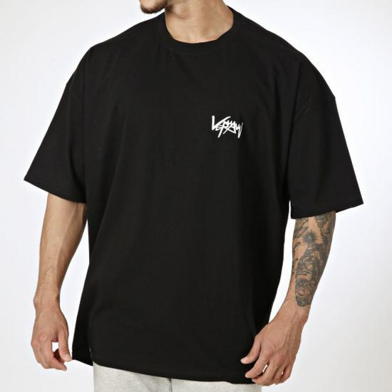 Muscle Fitness Slim Fit Breathable Mid-Sleeve T-Shirt for Running & Training