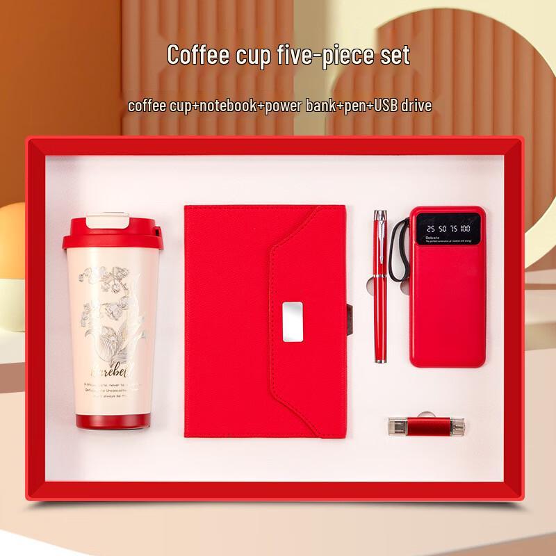 TIANXI Premium Business Gift Set with Lily of the Valley Cup