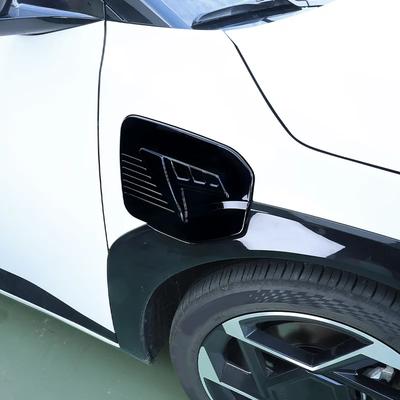 For Kia EV4 2025 2026 Car Exterior Carbon Fiber Black Oil Cap Cover Trim Cover Styling Parts Trim Accessories LHD/RHD