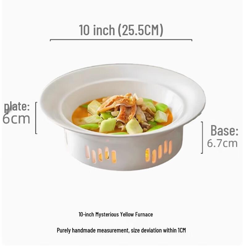 Ceramic Candle Warming Dish Set