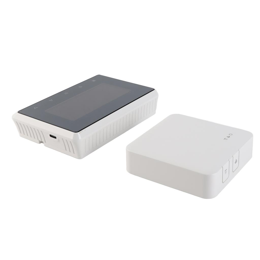 WiFi Smart Thermostat Programmable Thermostat with RF Receiver Tabletop Wall Mounted   APP Control Voice Control Gas Boiler Heating Temperature Co