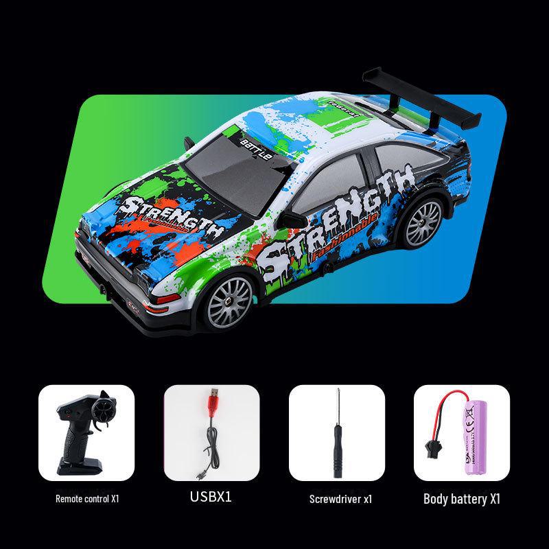 AE86 1:24 High-Speed Drift RC Car - Four-Wheel Drive Model Toy for Kids
