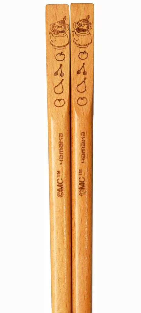 Yamaka Shoten MOOMIN Little My Made in Chopsticks, Cute, 30cm, Merchandise, Tableware, Japan, Brown, MM6404-843