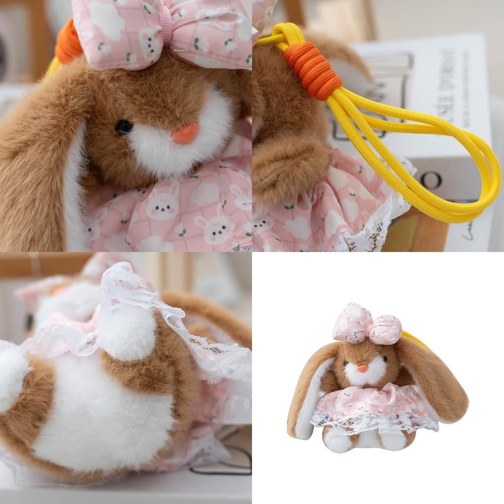 Cartoon Princess Fluffy Skirt Rabbit Doll With Pp Cotton Filling For Gifts