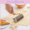 Stainless Steel Pizza Cutter With Wooden Handle Six Wheel For Home Cooking And Gift Use