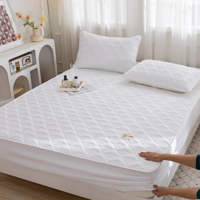 Maternal and Infant Grade Raw Cotton Padded Bed Sheet, Soybean Fiber Embroidered Mattress, and Mattress Cover with Simmons