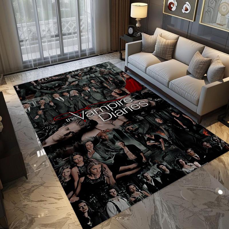 Vampire Diaries: Rainy Night Gathering carpet Suitable for all seasons Home Decor Room Christmas gifts Dormitory decoration