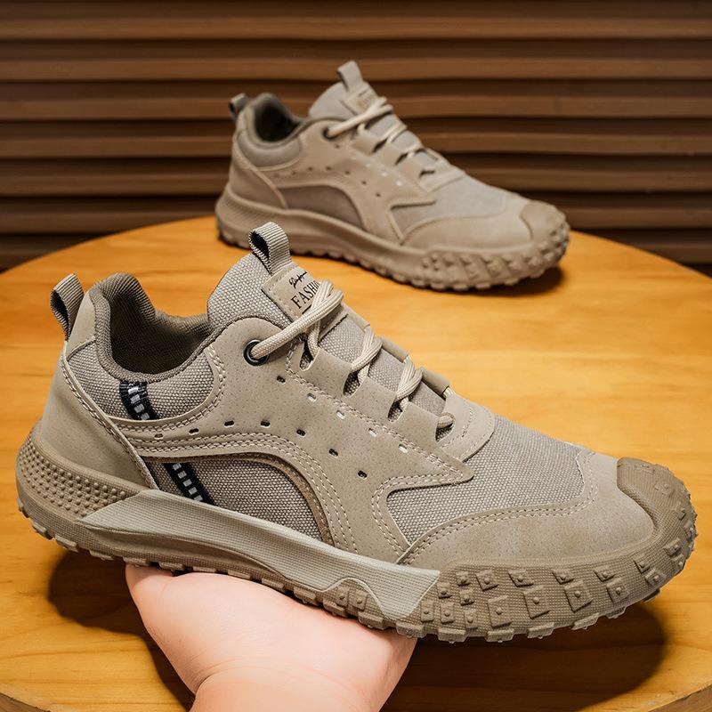 Casual Shoes, Fashionable Men's Breathable Skateboard Shoes, Trendy Hiking Shoes, Sports Outdoor Construction Site Shoes for Men.
