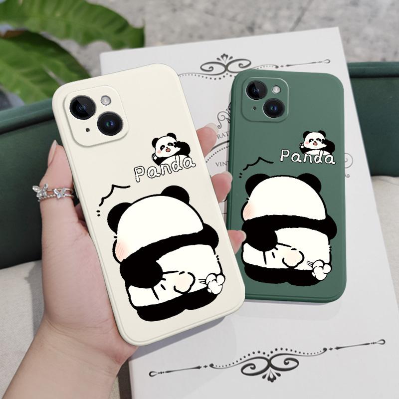 Tickle Panda Phone Case For iPhone 16 16e 15 14 13 12 11 XR XS SE2 SE2020 8 7 6 6S Plus Pro Max Mini Silicone Cover