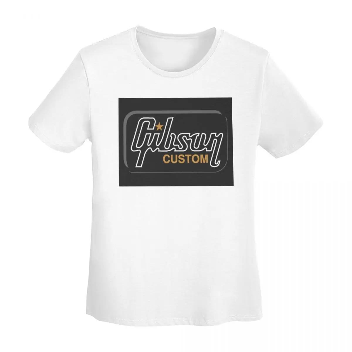 

Gibson Les Paul TShirt Women Short Sleeve T Shirts Crew Neck Streetwear Cotton Summer Tees Streetwear S