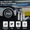 Three Size Tire Stem Extensions with Covers, Screw-On Metal Stem Adapter Set for Direct Stem Access in Tire Inflation and Pressure Checks