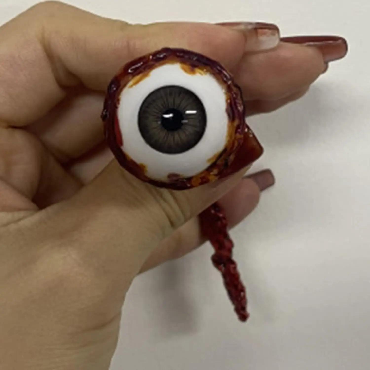 Хэллоуин Накладные Глазные Яблоки Вырванный Глазной Яблоко Реквизит Реалистичный Ужас Реалистичная Кровавая Симуляция Глазных Яблок для Вечеринки «Сладкое или Гадость»