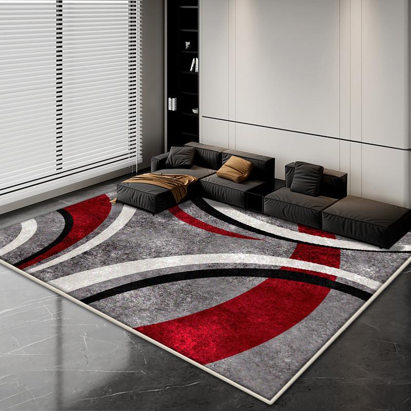 Nordischer Abstrakter Luxusteppich Heimdekoration Wohnzimmer Flauschige Plüschteppiche 200x300cm Schlafzimmer Büro Bereich Rutschfeste Bodenmatten