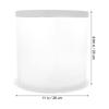 Transparent Cake Box Baking Packing Case Food Container Holder White Round Gift Dessert Storage Kitchen Bar Use